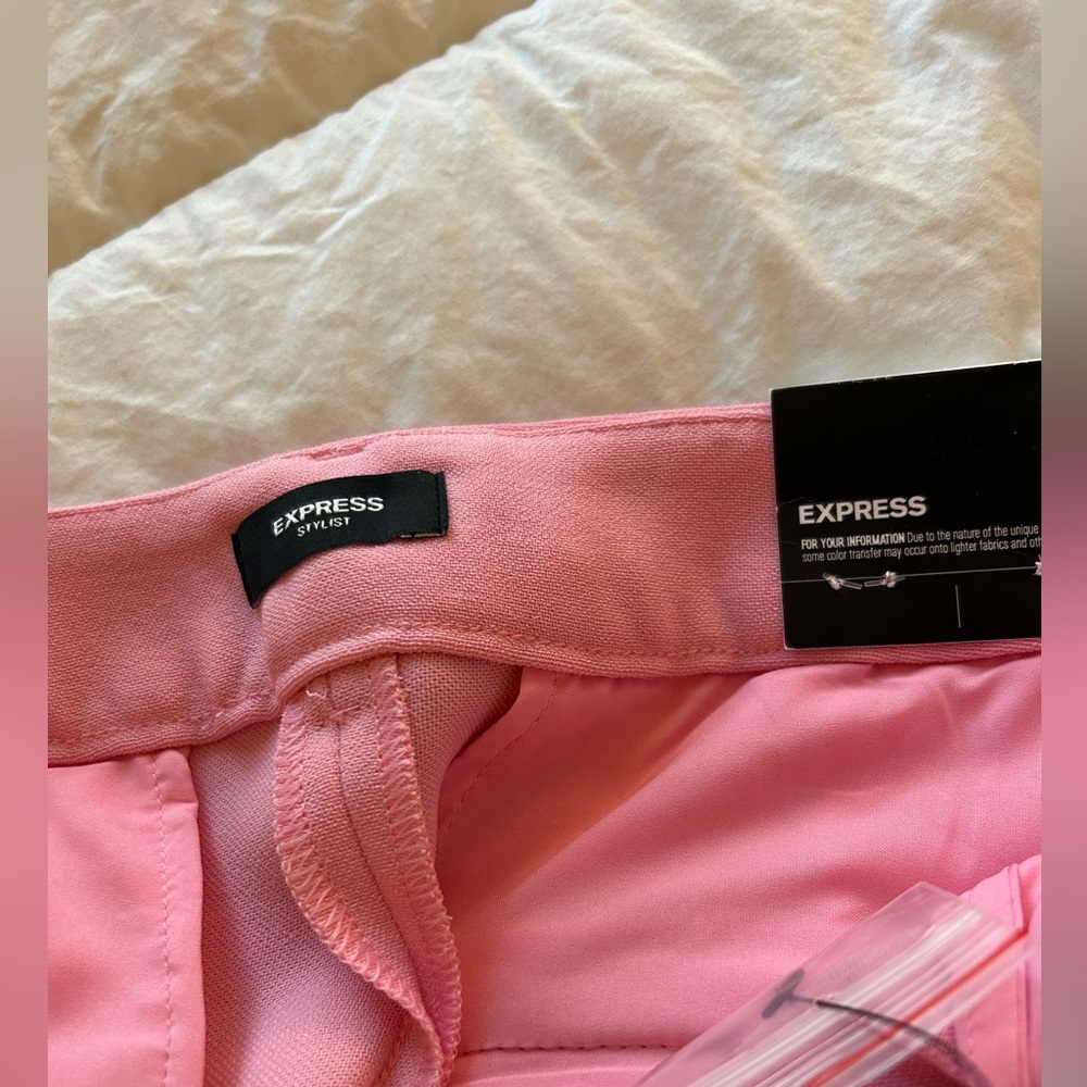 Elegant Pink Women's Pants - Picture 4 of 6